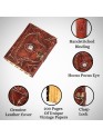Madosh, Genuine Leather Bound Journal Office Notepad Diary Hocus Pocus Grimoire Book Handcrafted Plain Notebook